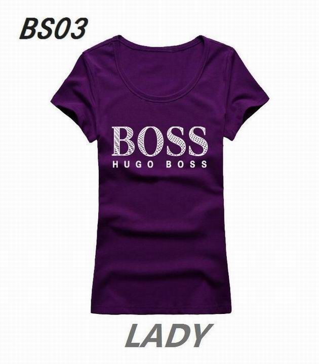 BOSS short round collar T woman S-XL-087